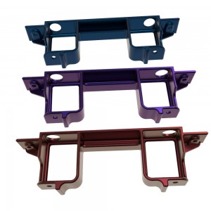 Custom cnc machining service precision polished aluminum milled bracket HYVA030107