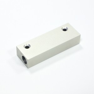 OME Aluminium CNC Machining Parts Customized Precious Anodized Aluminium Block HYXC020049