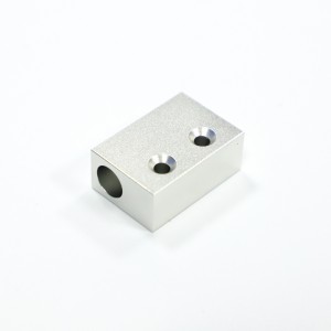 OME Aluminium CNC Machining Parts Customized Precious Anodized Aluminium Block HYXC020049