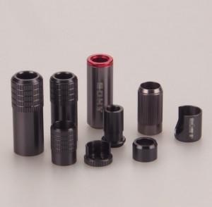 Aluminum electronic audio accessories cnc lathe machining parts HYVW030038