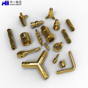 wholesale custom cnc machining brass valve parts cnc machining services HYJD070087