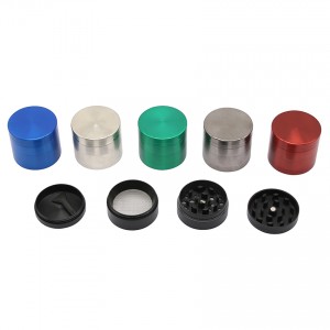Hot Selling Custom Cheap 4-layer Zinc Alloy Herb Grinder for Smoking Accessories HYJD070127