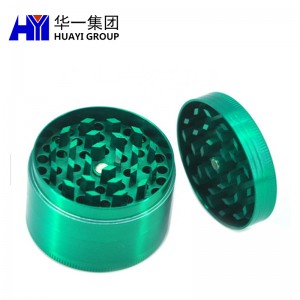 Hot Selling Custom Cheap 4-layer Zinc Alloy Herb Grinder for Smoking Accessories HYJD070127