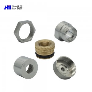 oem custom stainless steel threaded turned cnc parts cnc precision machining parts HYJD070082