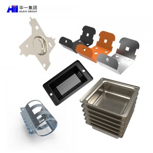 wholesale custom stamping aluminum stainless steel sheet metal parts HYJD070105