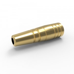 OEM Custom CNC Turning Machining Small Metal Brass Connector HYXC020088
