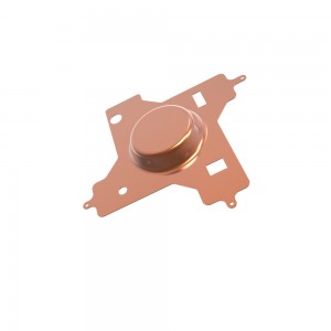 Precious Sheet Metal Stamping Parts Anodized Aluminium CNC Metal Stamping Services HYXC020055