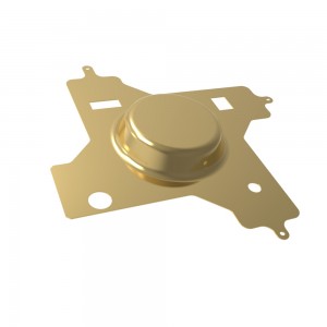 Precious Sheet Metal Stamping Parts Anodized Aluminium CNC Metal Stamping Services HYXC020055