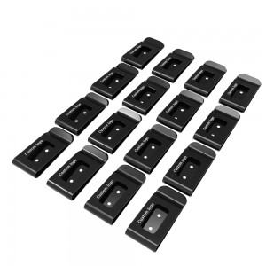 Dongguan Custom Logo Metal Stamping Parts Stainless Steel Clip Money Clip Credit Card Clip HYVC060029