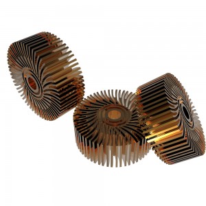 Wholesale custom manufacturer cnc machining service precision cnc machining part aluminum heat sink HYJD070055