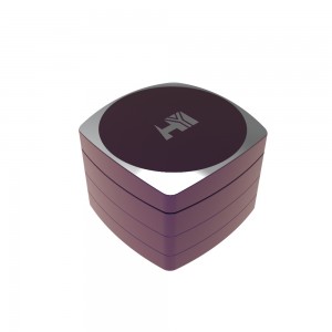 Factory High Quality Custom Logo Metal Herb Grinder 4 Layers Aluminium Alloy Smoke Grinder HYFZ061154