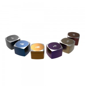 Factory High Quality Custom Logo Metal Herb Grinder 4 Layers Aluminium Alloy Smoke Grinder HYFZ061154