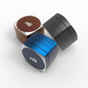 Factory High Quality Custom Logo Metal Herb Grinder 4 Layers Aluminium Alloy Smoke Grinder HYFZ061154