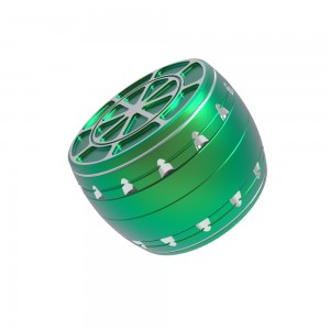 Custom Precision 4-layer Aluminum 6061 Herb Grinder with custom logo HYJD070138