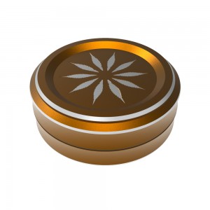 Hot Selling High Precision Custom Anodized Aluminum 6061 Herb Grinder with Custom Logo HYJD070010