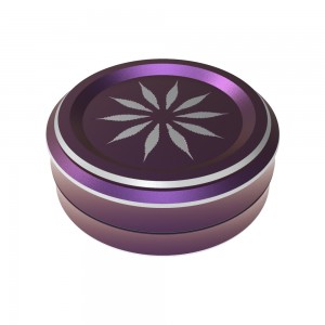 Hot Selling High Precision Custom Anodized Aluminum 6061 Herb Grinder with Custom Logo HYJD070010