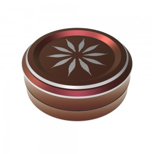 Hot Selling High Precision Custom Anodized Aluminum 6061 Herb Grinder with Custom Logo HYJD070010
