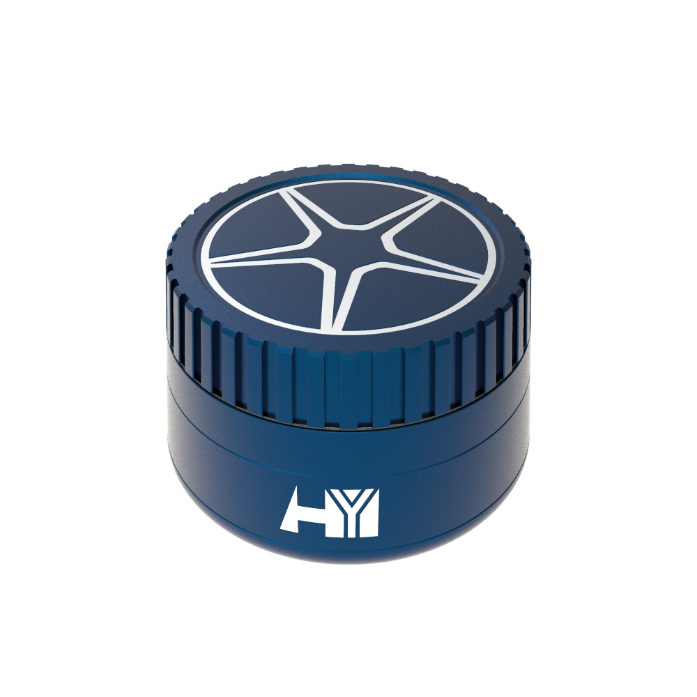 Professional China Smoking Grinders - 2022 Hot Selling Custom Anodized Aluminum 6061 Herb Grinder with Custom Logo HYJD070009 Huayi -
