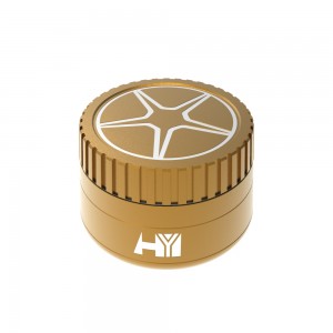 2022 Hot Selling Custom Anodized Aluminum 6061 Herb Grinder with Custom Logo HYJD070009