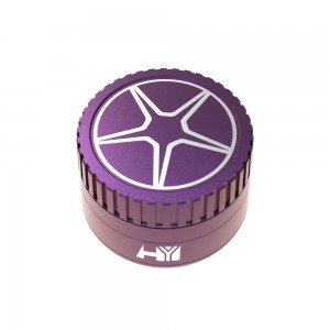 2022 Hot Selling Custom Anodized Aluminum 6061 Herb Grinder with Custom Logo HYJD070009