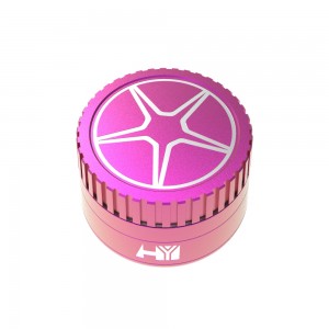 2022 Hot Selling Custom Anodized Aluminum 6061 Herb Grinder with Custom Logo HYJD070009