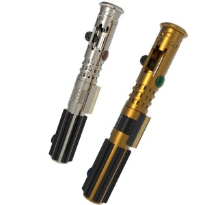oem custom precision stainless steel aluminum metal lightsaber high- end cnc metal lightsaber hilt HYJD070144