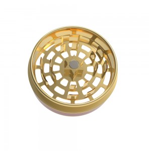 Colorful Custom Logo 4 Layer Aluminum Alloy Ceramic Coating Metal Smoking Crusher Tobacco Herb Grinders HYFZ060024
