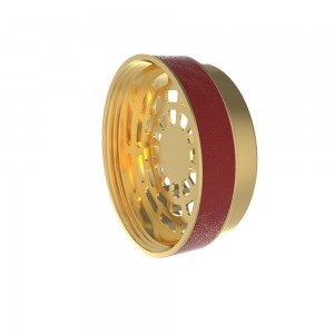 Colorful Custom Logo 4 Layer Aluminum Alloy Ceramic Coating Metal Smoking Crusher Tobacco Herb Grinders HYFZ060024