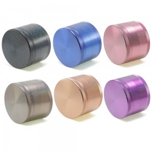 HYSZ100009 4 pieces aluminum alloy weed grinder for smoking
