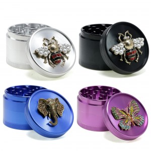 Custom animal design herb Grinder  63mm   HYCZ090011
