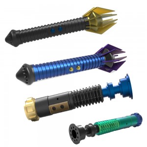 wholesale machinery parts cnc machining precision machining custom lightsaber hilt HYJD0019