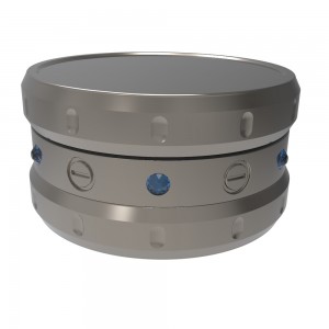 Wholesale OEM custom logo aluminum 6061 herb grinder manual anodized herb grinder HYJD070007